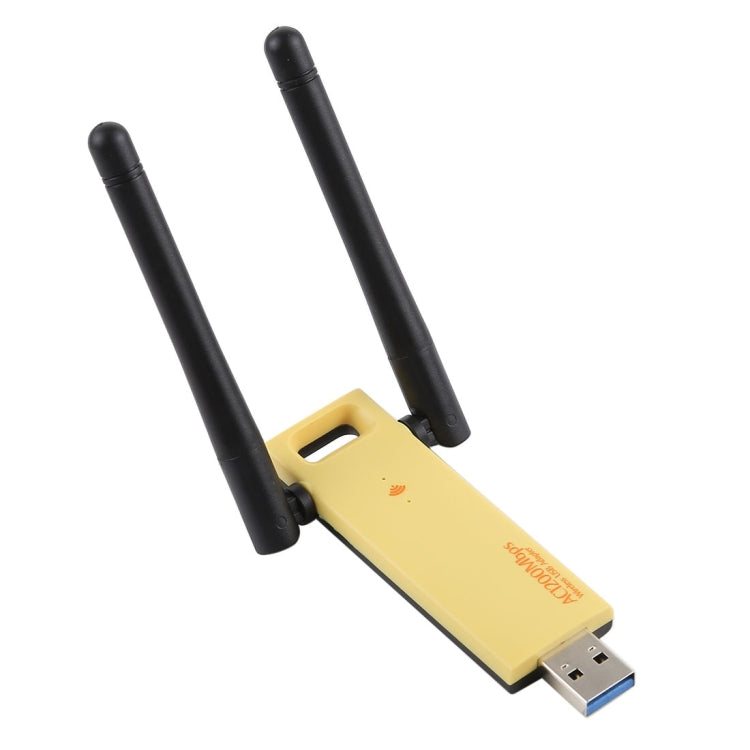 AC1200Mbps 2.4GHz & 5GHz Dual Band USB 3.0 WiFi Adapter External Network Card with 2 External Antenna, AC1200Mbps USB 3.0 AC1200Mbps 2.4GHz & 5GHz Dual Band USB 3.0 WiFi Adapter External Network Card with 2 External Antenna, AC1200Mbps USB 3.0